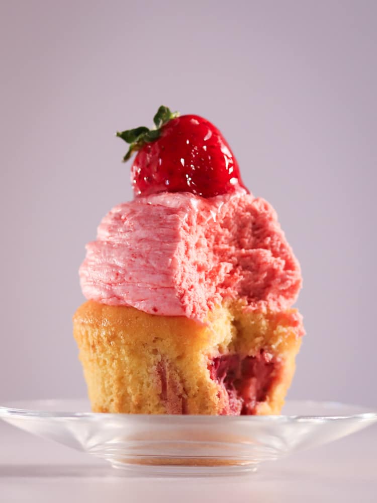 cupcake alla fragola